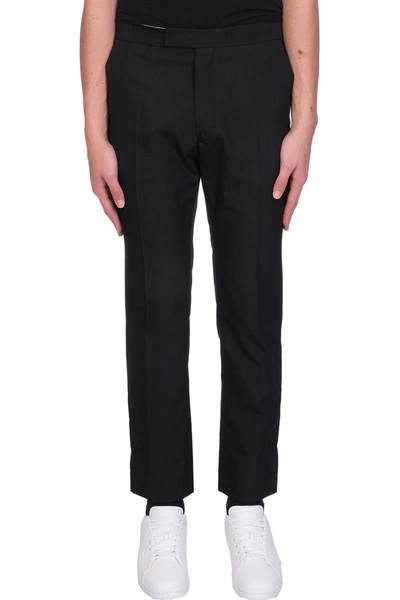 Raf Simons Trousers In Black Cotton