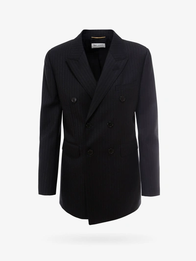 Saint Laurent Blazer In Black