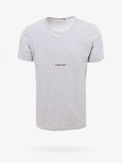 Saint Laurent T-shirt In Grey