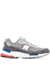 NEW BALANCE M992 PANELLED SNEAKERS