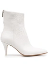 MM6 MAISON MARGIELA POINTED TOE ANKLE BOOTS