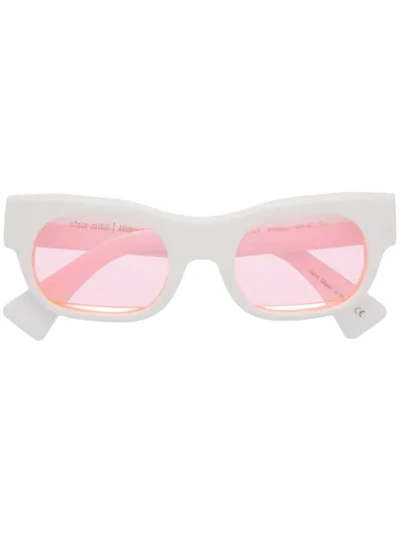 Alain Mikli Jeremy Scott 2 Round-frame Sunglasses In Neutrals