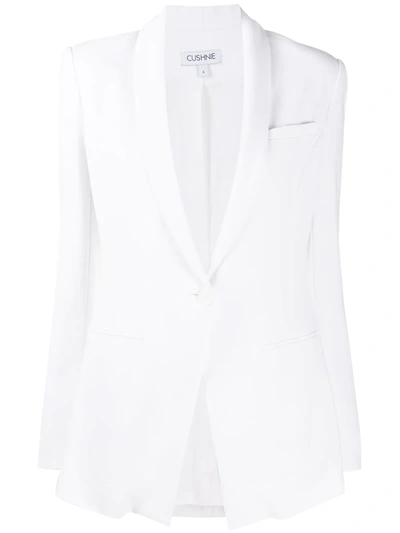 CUSHNIE SINGLE-BREASTED FITTED BLAZER 