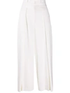 ALEXANDER MCQUEEN CROPPED PALAZZO TROUSERS