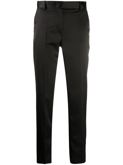 Manuel Ritz Slim-fit Tailored Trousers In Black