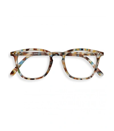 Izipizi Womens #d Round-frame Glasses +0.00 In Blue