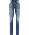 NUDIE JEANS BLUE COTTON JEANS,4D1630C2-9227-8EA7-2445-6422D9ED8E8F