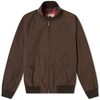 BARACUTA G9 HARRINGTON JACKET CHOCOLATE,9B3DE5E4-25A0-D0DB-7FB6-C97A409B96D4