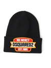 DSQUARED2 BLACK WOOL HAT,FF8819D3-00E9-D238-AC9C-A171064A3D18