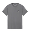 STONE ISLAND 24113 PATCH LOGO TEE BLUE GREY,596D14E1-0990-68BC-90F1-53A0993B0CFC