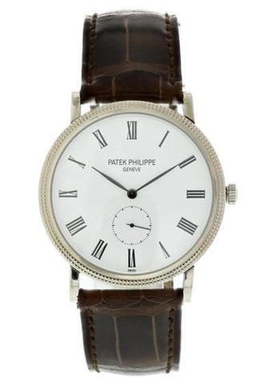 Pre-owned Patek-philippe Calatrava 5119g White Gold Mens Watch In Not Applicable
