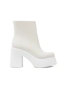 MELISSA NUBIA BOOTS IN WHITE PVC,660151C6-A3F3-094B-812B-188B7450D072