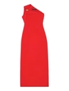 VERSACE RED ONE-SHOULDER EVENING GOWN,C080166C-1272-299C-59FA-188191143BB0