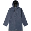 Stutterheim Stockholm Lightweight Raincoat Navy In Blue