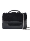 ZANELLATO NINA SUPERBABY BLACK LEATHER SHOULDER BAG,91DA0721-C05A-0E43-74EE-FC0C16395193