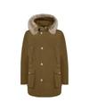 Woolrich Arctic Parka With Detachable Fur In Brown