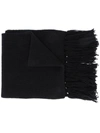 AMI ALEXANDRE MATTIUSSI AMI DE COEUR PATCH SCARF,A24EE7B0-0F22-FF30-CED7-32BEFCE2D545