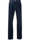 Levi's Baggy Low-rise Straight-leg Jeans In Blue