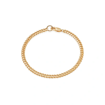 Missoma 18k Gold Vermeil Round Curb Chain Bracelet In Metallic