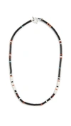 MIKIA TUBE STONE NECKLACE,MIKIA30049