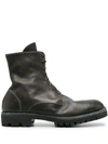 GUIDI LACE-UP COMBAT BOOTS