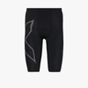 2XU BLACK LIGHT SPEED COMPRESSION RUNNING SHORTS,MA5331B15433088