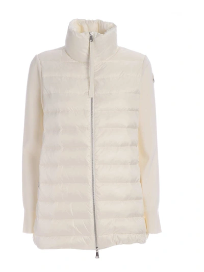 Moncler : Down Jacket In White
