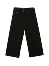 Dolce & Gabbana Logo-patch Wide-leg Jeans In Ebano