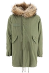 MR & MRS ITALY ARMY LONG PARKA WITH COYOTE FUR AND MURMASKY,PK1008M ARMNG