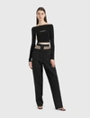 DION LEE FISHNET TAILORED trousers