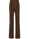 NANUSHKA ANDER CHECK-PATTERN TROUSERS