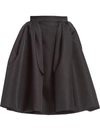 PRADA RE-NYLON GABARDINE WIDE SKIRT