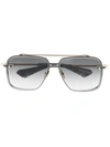 Dita Eyewear Tinted Pilot Sunglasses In Black