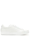 Ea7 Embossed Logo Sneakers In White