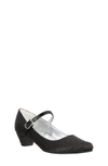 Nina Girls' Seeley Mary Jane Pumps - Little Kid, Big Kid In Black Satin Stud