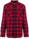 DIESEL PLAID-PRINT COTTON SHIRT