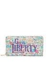 GUCCI X LIBERTY LONDON TANA LAWN LOGO印花钱包