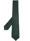 KITON KNITTED POLKA-DOT TIE