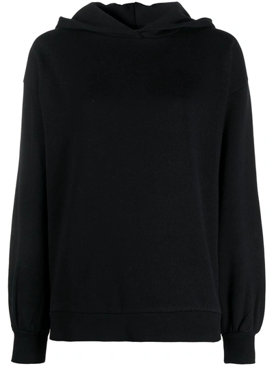 Allsaints All One Slogan Hoodie In Black