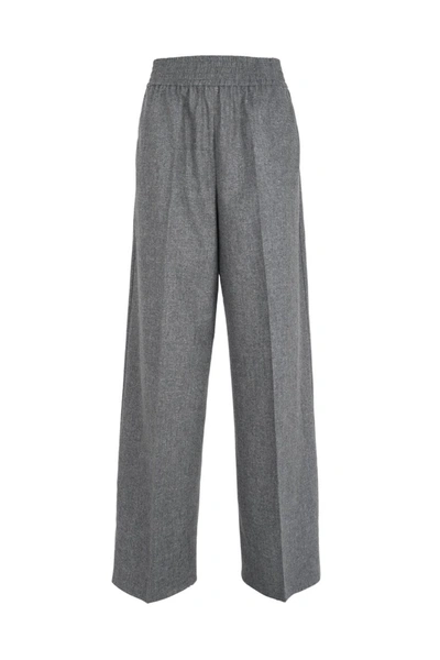 Agnona Trousers In Grey