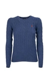 RALPH LAUREN RALPH LAUREN CABLE KNIT WOOL AND CASHMERE SWEATER