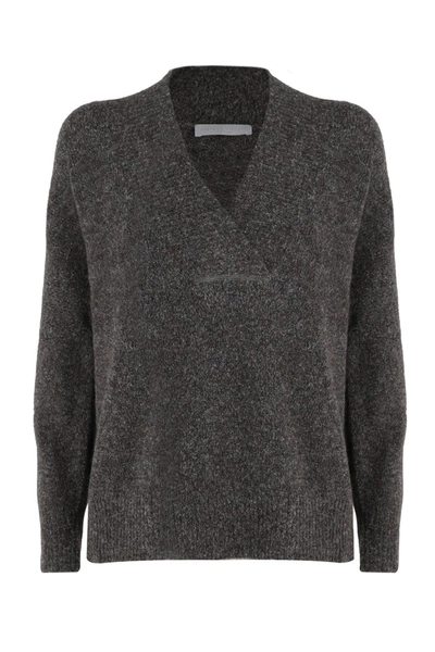 Fabiana Filippi Women's Grey Wool Sweater In Grigio