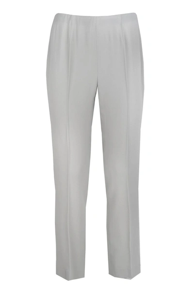 Les Copains Straight Trousers In White