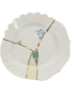 Seletti Crack Detail Plate In White