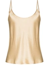 LA PERLA S4 SPAGHETTI-STRAPS SILK CAMISOLE