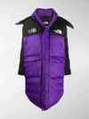 Mm6 Maison Margiela X The North Face 700 Fill Power Down Circle Puffer Coat In Purple