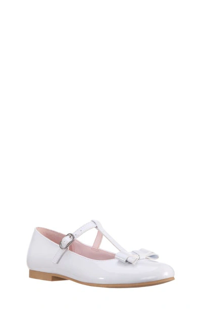 Nina Kids' Toddler & Little Girls Merrilyn Ankle Strap Mary Janes In White Pat