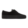 COMMON PROJECTS BLACK CANVAS FOUR HOLE trainers