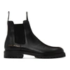 COMMON PROJECTS BLACK WINTER CHELSEA BOOTS