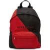 GIVENCHY GIVENCHY BLACK AND RED URBAN BACKPACK